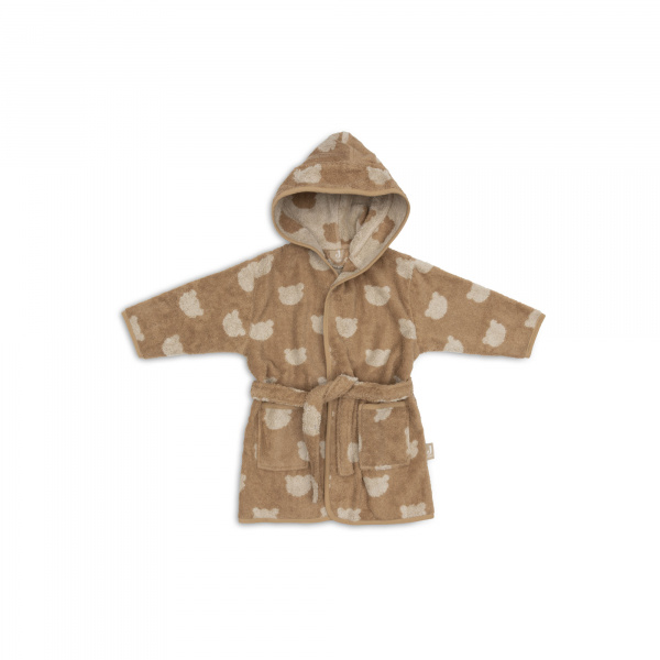 Peignoir éponge enfant jacquard teddy bear 1-2 ans Jollein