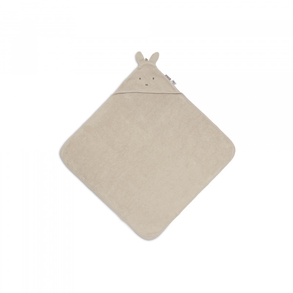 Cape de bain bébé éponge 75x75 cm miffy warm sand Jollein