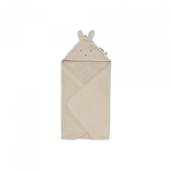 Cape de bain bébé éponge 75x75 cm miffy warm sand Jollein