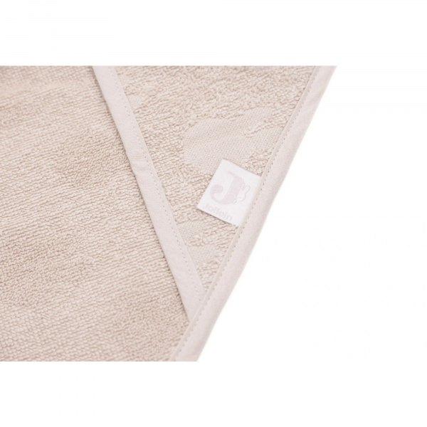 Cape de bain bébé éponge 75x75 cm ash green Jollein