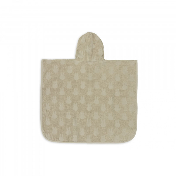 Poncho de bain éponge miffy jacquard olive Jollein