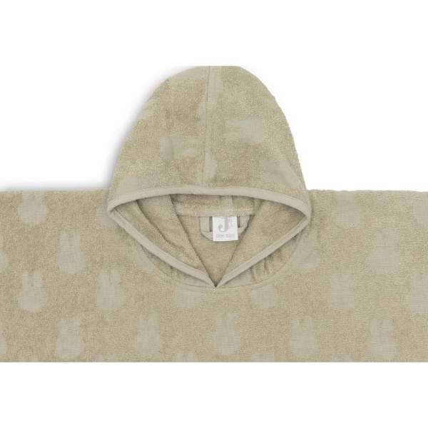 Poncho de bain éponge miffy jacquard olive Jollein