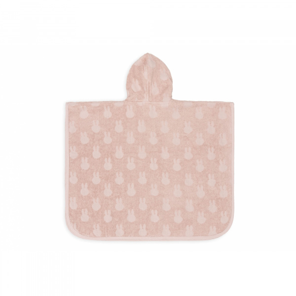 Poncho de bain éponge miffy jacquard wild rose Jollein