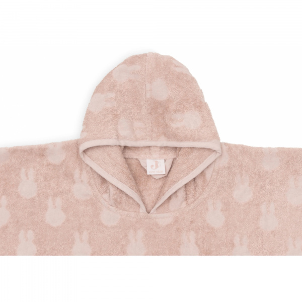 Poncho de bain éponge miffy jacquard wild rose Jollein
