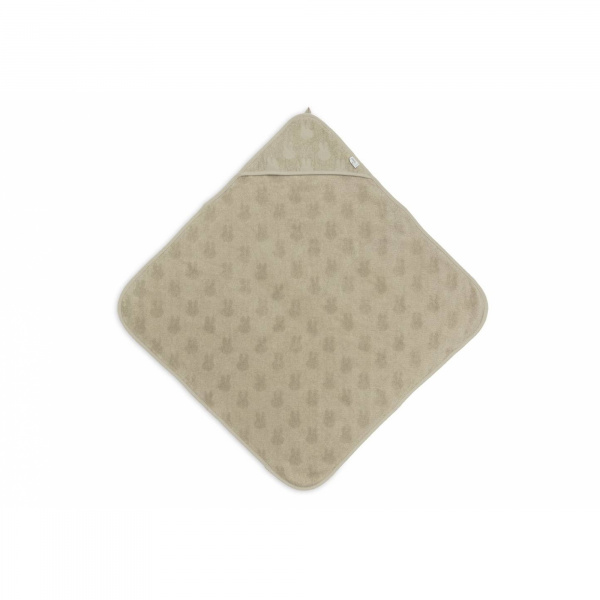 Cape de bain bébé éponge 75x75 cm ash green Jollein