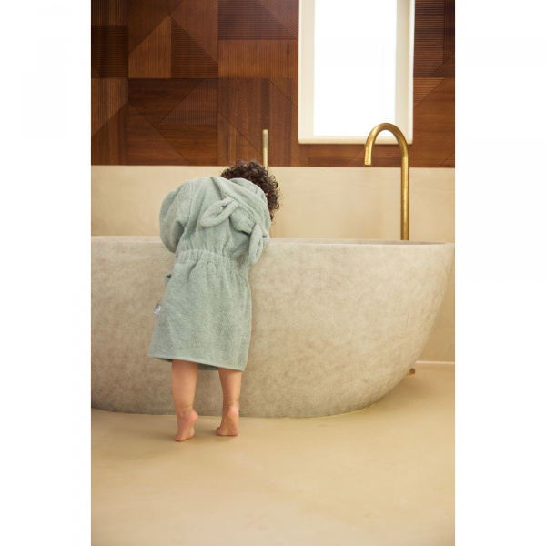 Peignoir enfant éponge 3-4 ans nougat Jollein