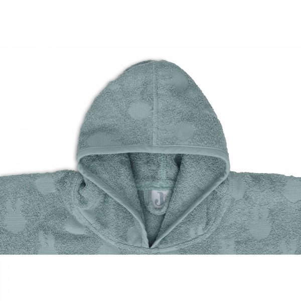Poncho de bain éponge miffy jacquard sea green Jollein