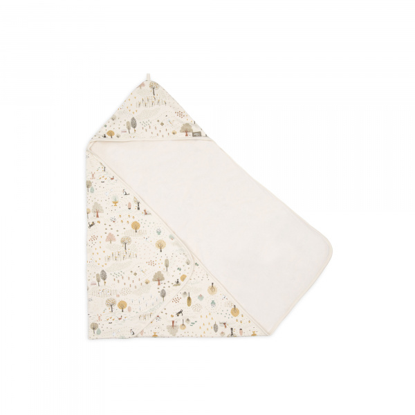 Cape de bain bébé 75x75 cm jersey dreamy mouse Jollein