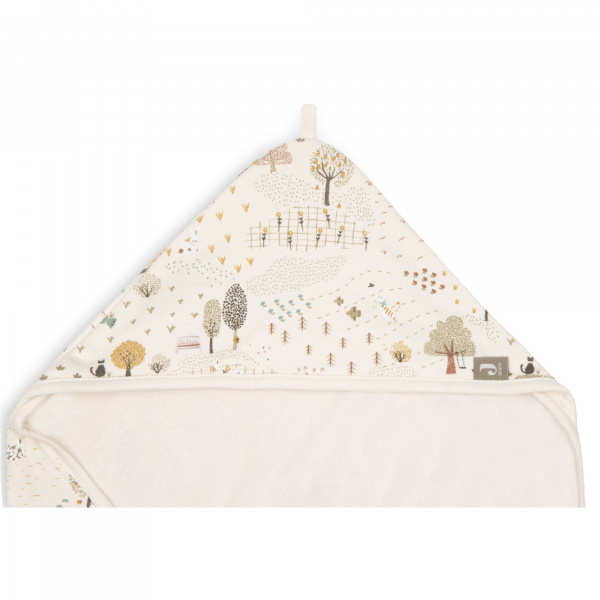 Cape de bain bébé 75x75 cm jersey dreamy mouse Jollein