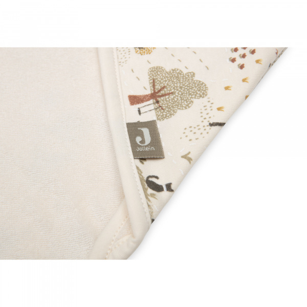 Cape de bain bébé 75x75 cm jersey dreamy mouse Jollein