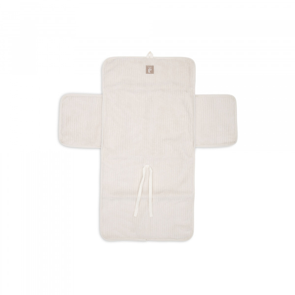 Tapis à langer nomade cloudy rib milky coffee Jollein