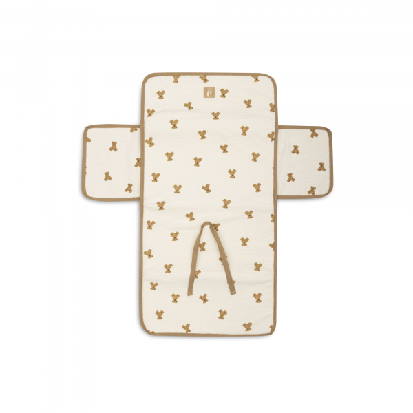 Tapis à langer nomade little waffle mini teddy bear Jollein