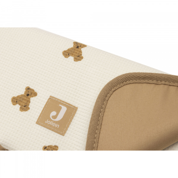 Tapis à langer nomade little waffle mini teddy bear Jollein
