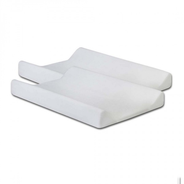 Lot de 2 housses matelas à langer éponge 50 x 70 cm white Jollein