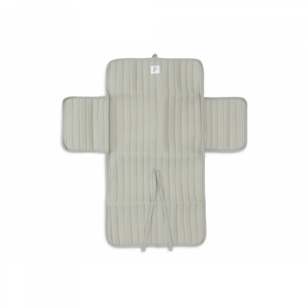 Tapis à langer nomade gaze de coton olive green Jollein