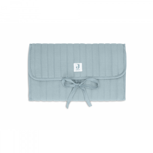 Tapis à langer nomade gaze de coton biscuit Jollein