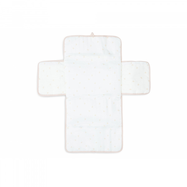 Tapis à langer nomade gaze de coton wild rose Jollein