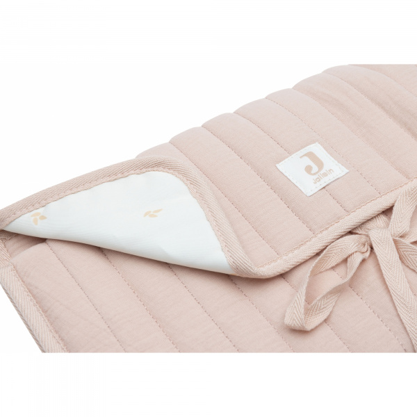 Tapis à langer nomade gaze de coton wild rose Jollein