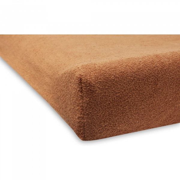Pack matelas à langer 50 x 70 cm avec 2 housses éponge caramel et biscuit Jollein