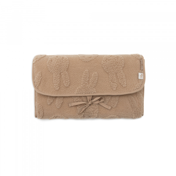 Tapis à langer nomade miffy jacquard teddy biscuit Jollein