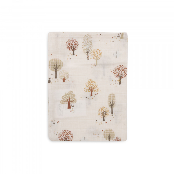 Lot de 3 gants de toilette gaze de coton tiny park Jollein