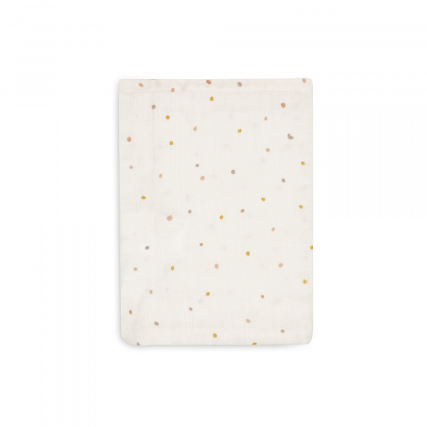 Lot de 3 gants de toilette gaze de coton kangaroots Jollein