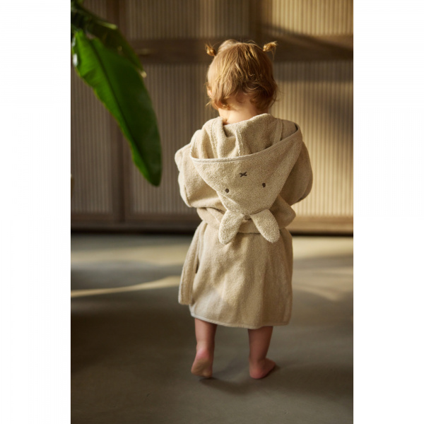 Peignoir éponge 1-2 ans miffy warm sand Jollein