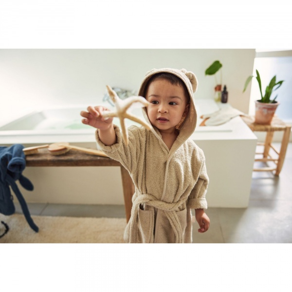 Peignoir enfant éponge 1-2 ans nougat Jollein