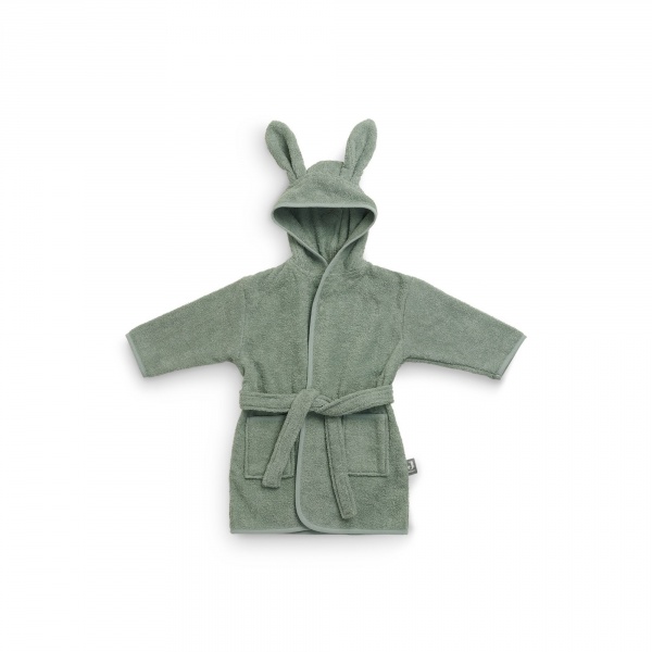 Peignoir enfant éponge 1-2 ans ash green Jollein