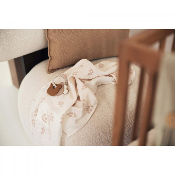 Lot de 3 gants de toilette gaze de coton twig wild rose Jollein