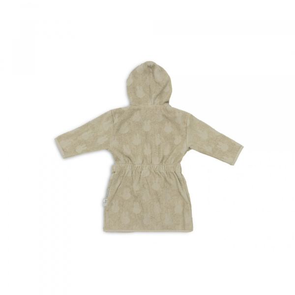 Peignoir éponge 1-2 ans miffy jacquard olive Jollein