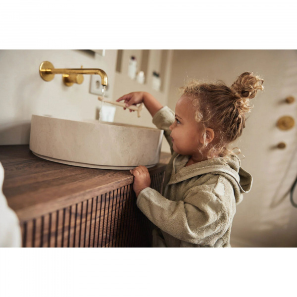 Peignoir éponge 1-2 ans miffy jacquard olive Jollein