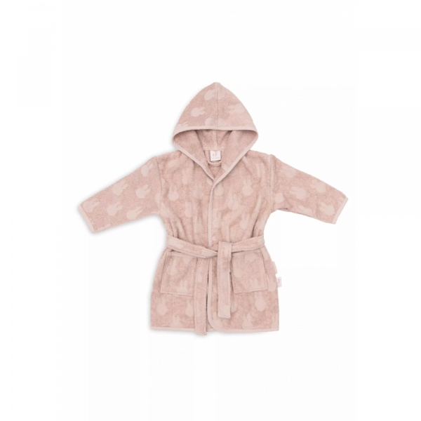 Peignoir éponge 1-2 ans miffy jacquard wild rose Jollein