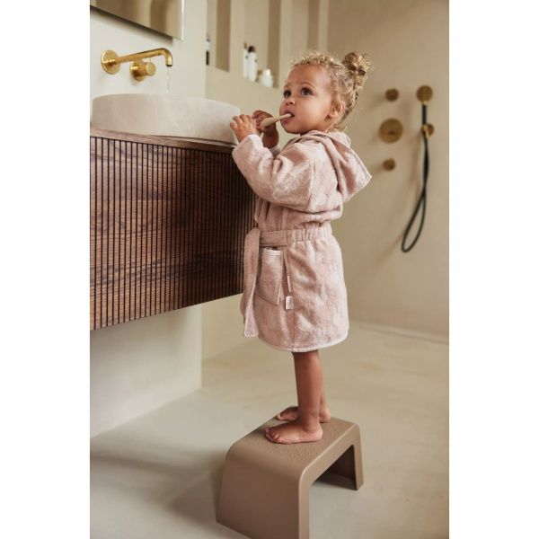 Peignoir éponge 1-2 ans miffy jacquard wild rose Jollein