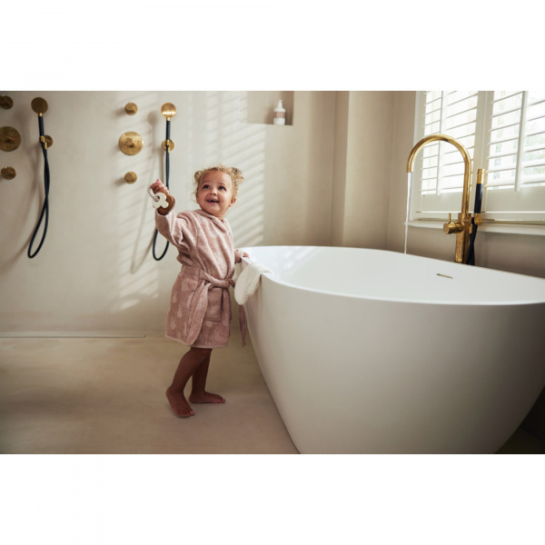 Peignoir éponge 1-2 ans miffy jacquard wild rose Jollein