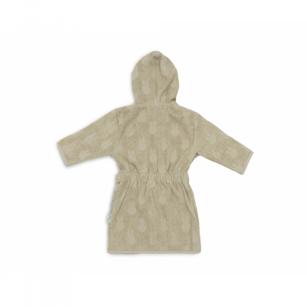 Peignoir enfant éponge 3-4 ans miffy jacquard olive Jollein