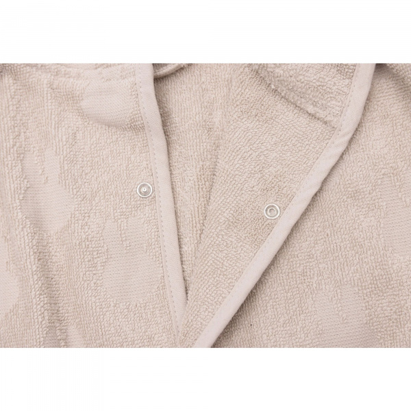 Peignoir enfant éponge 3-4 ans miffy jacquard nougat Jollein