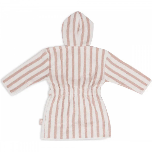 Peignoir enfant éponge 1-2 ans stripe wild rose Jollein