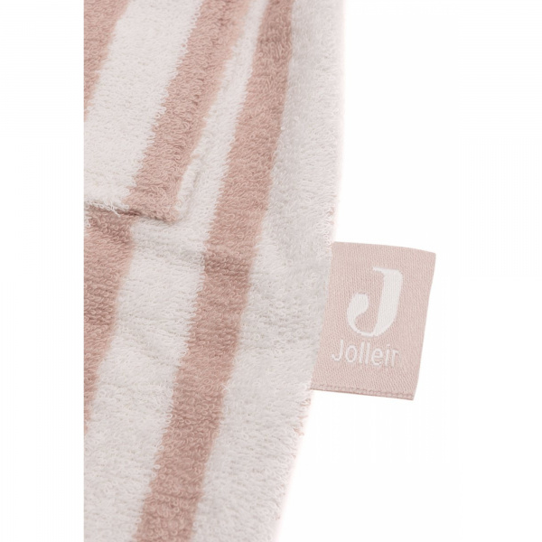 Peignoir enfant éponge 1-2 ans stripe wild rose Jollein