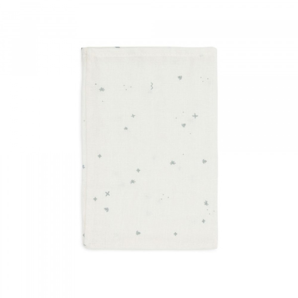 Lot de 3 gants de toilette gaze de coton twinkling sea green Jollein