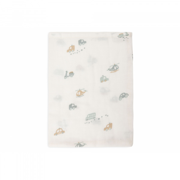 Lot de 3 gants de toilette gaze de coton on the go Jollein