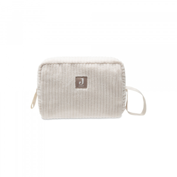 Trousse de toilette bébé cloudy rib oatmeal Jollein