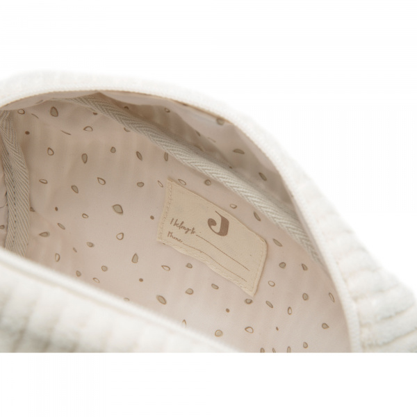 Trousse de toilette bébé cloudy rib oatmeal Jollein