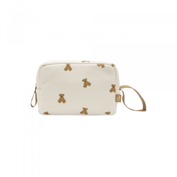 Trousse de toilette bébé little waffle mini teddy bear Jollein