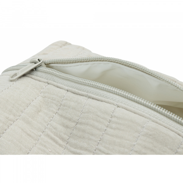 Trousse rangement lingettes olive green Jollein