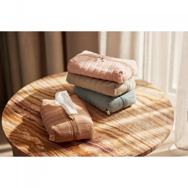 Trousse rangement lingettes wild rose Jollein