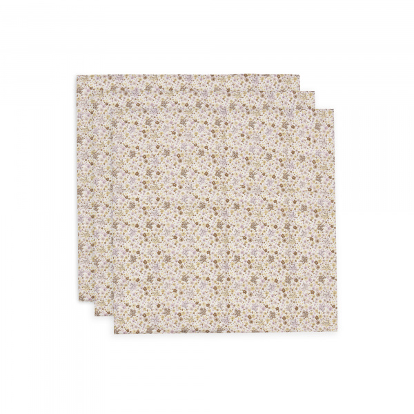 Lot de 3 langes gaze de coton 70 x 70 cm teddy bear Jollein