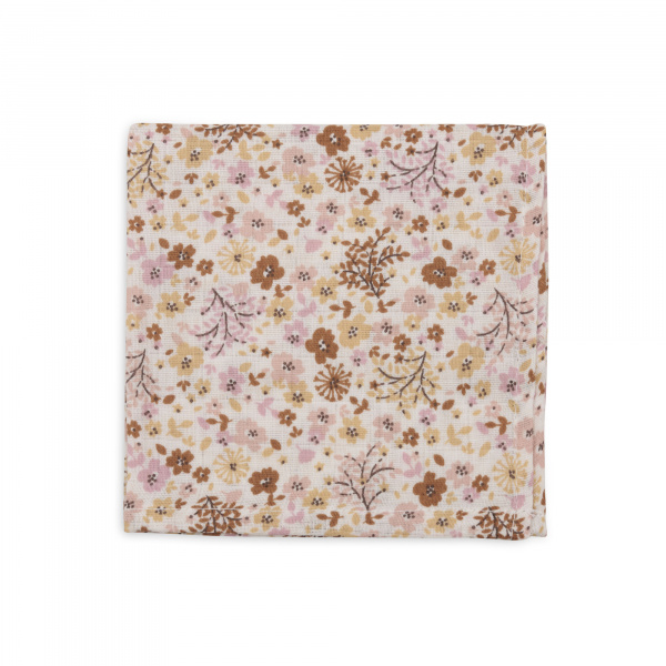 Lot de 3 langes en coton 31 x 31 cm flower fairies Jollein