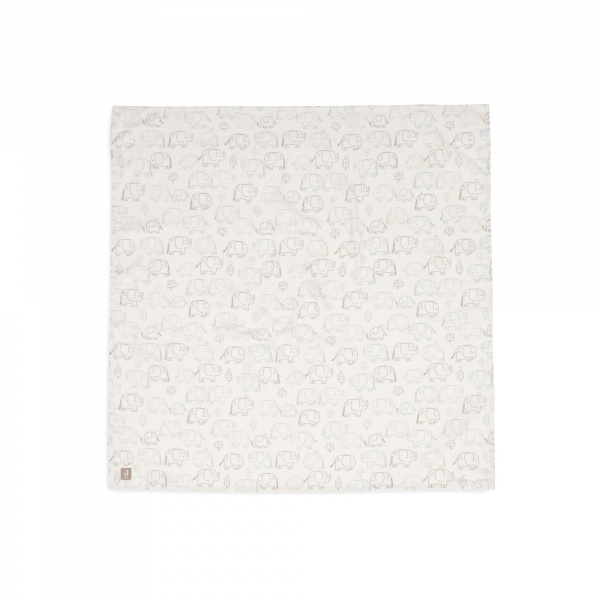 Lot de 2 langes gaze de coton 115 x 115 cm elephant tales Jollein