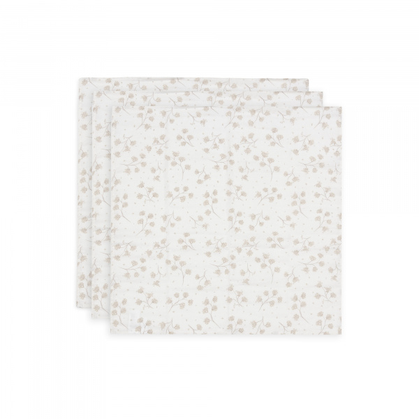 Lot de 3 langes gaze de coton 70 x 70 cm leafy dreams Jollein